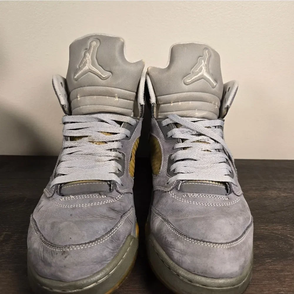 Air Jordan 5 Retro Wolf Grey 136027-005 Size 12